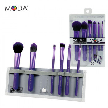 Total Face 7pc Purple Brush Kit